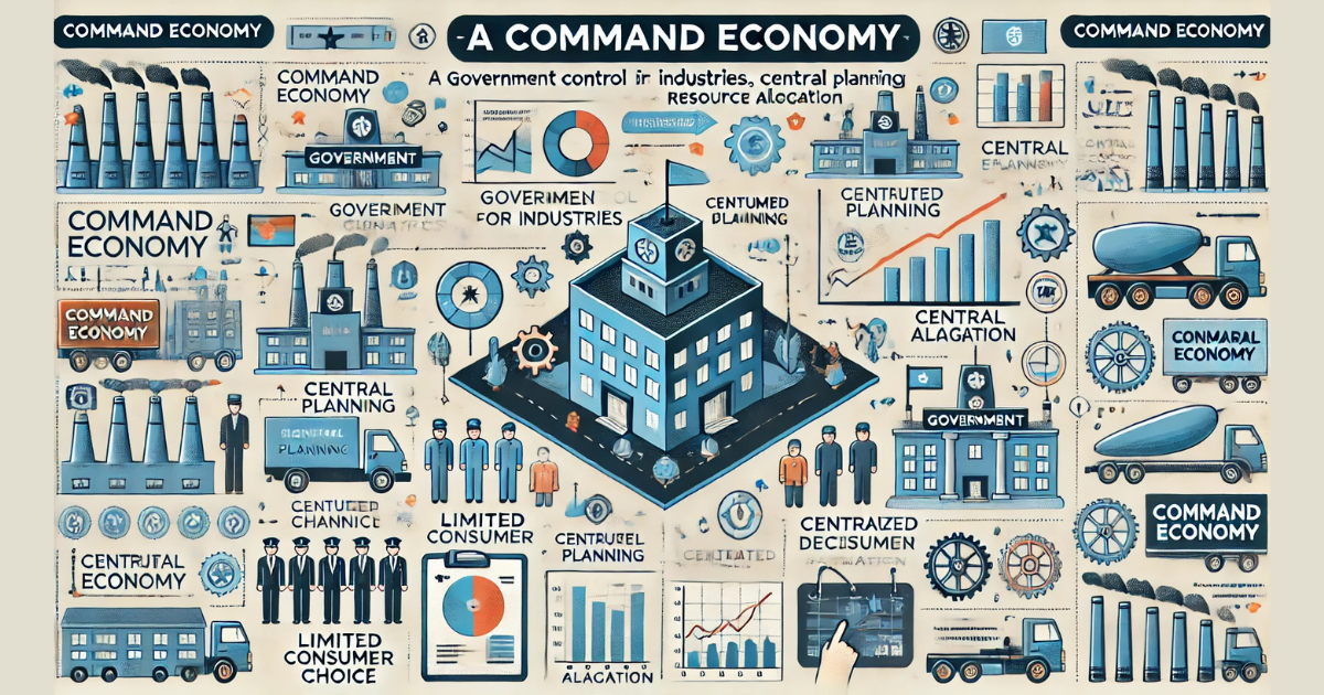 A command economy tends to exist under a and Definition, How It Works, and Characteristics